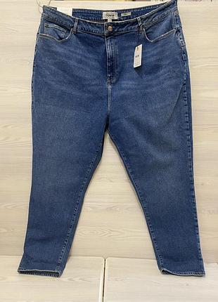 Джинси жіночі 3xl  "mom jeans" з високою посадкою ., великий розмір,