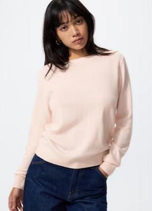 Uniqlo кашемировый джемпер. размер м