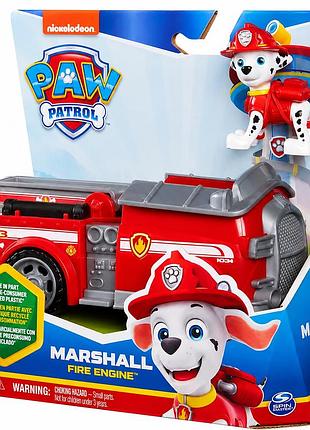 Игровой набор spin master paw patrol маршал с пожарной машиной, щенячий патруль, 3+