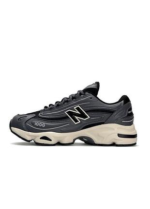 Мужские кроссовки new balance 1000 dark grey black