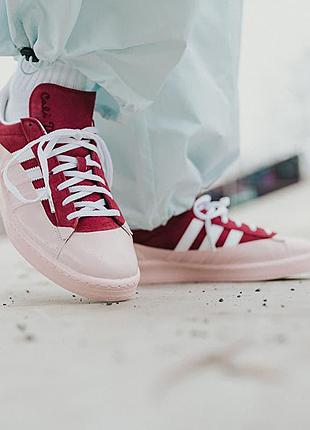 Adidas кросівки cali thornhill dewitt x adidas campus 80s 'бордовий'