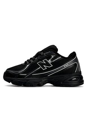 😍 женские кроссовки new balance 740 black white