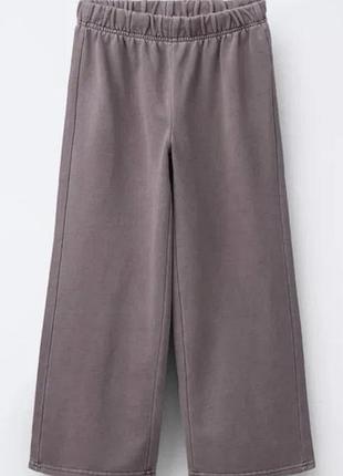 Спортивные штаны, для девочки, zara, флис, размер 6/7, лет, 122 см
