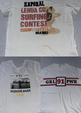 3 білі футболки нові