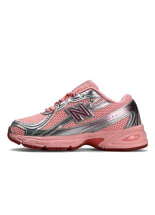 😍 женские кроссовки new balance 740 pink silver
