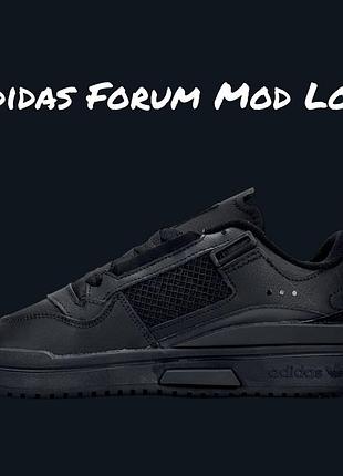 Adidas forum mod low all black