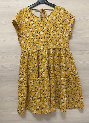 Жіноча сукня в квіточку bershka, s/m