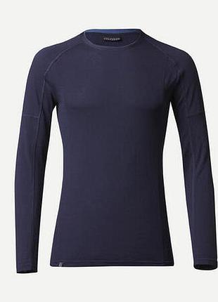 Термофутболка з довгими рукавами чоловіча forclaz mt500 merino шерсть мериноса лонгслів , xl,xxl,