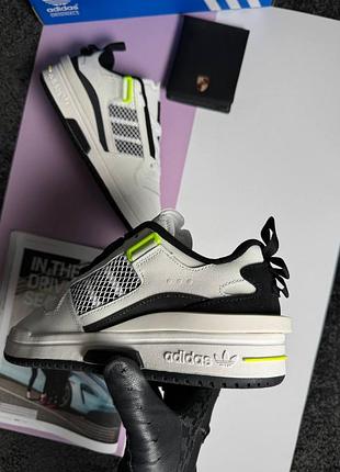 Adidas forum mod low white black lime