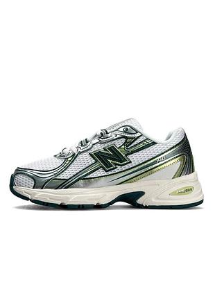 😍 женские кроссовки new balance 740 white silver green