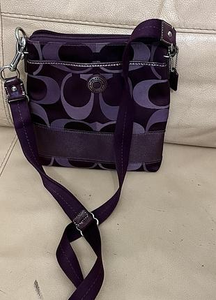 Маленькая сумка coach 23на 20 см