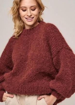 Oversize свитер из шерсти альпака2 фото