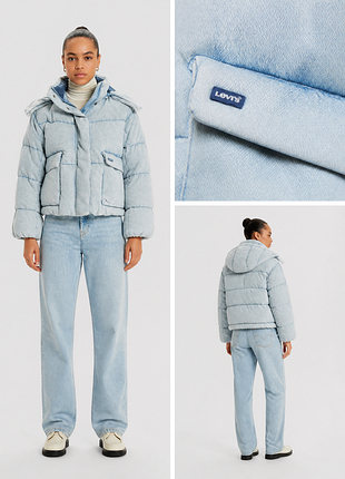 Levi’s short western bomber / levi’s жіноча укорочена куртка-бомбер | оригінал | xs