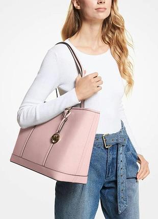 Сумка тоут michael kors сафьяновая кожа
