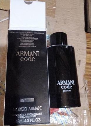 Чоловічі парфуми armani code le parfum тестер