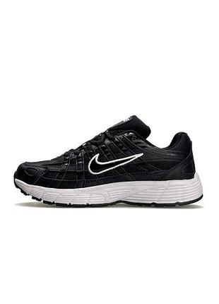 Кроссовки женские nike p-6000 w black grey white