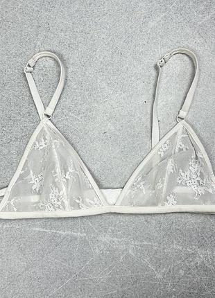 H&m бюстгальтер трикутна чашка без кісточок мʼяка чашка