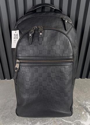 Louis vuitton michael nm damier infini мужской рюкзак кожа оригинал