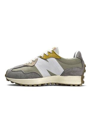 😍 женские кроссовки new balance 327 grey olive