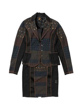 Hybris vintage suit blazer and dress set  [bwh013307]