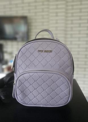 Оригинальный лавандовый рюкзак steve madden монограмм / лавандовый мини рюкзак экокожа sm