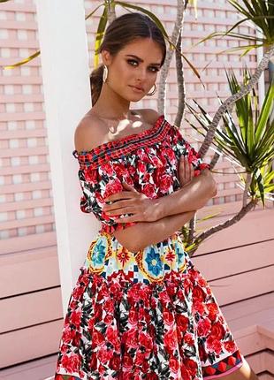 Летнее платье d&g 2