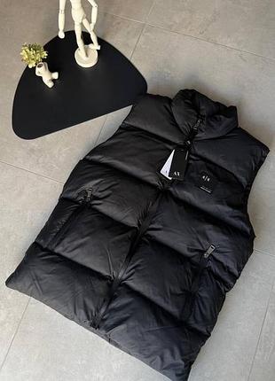 🔥безрукавка armani exchange black 🔥