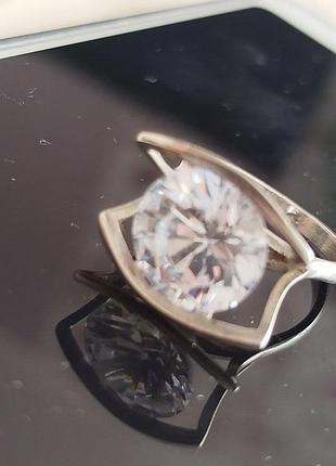 Раздельное серебренное кольцо