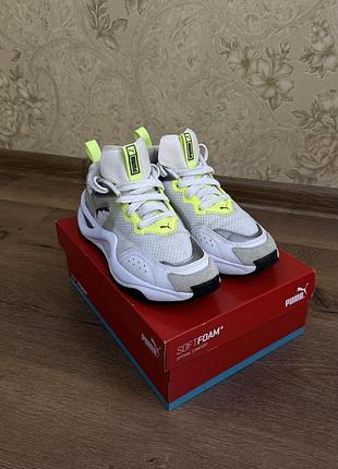 Кросівки puma жіночі, розмір 38, білі/жовті, нові