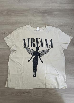 Футболка мерч nirvana