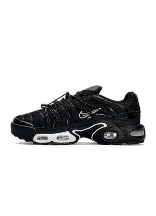 Кроссовки мужские nike air max plus tn lace toggle black white