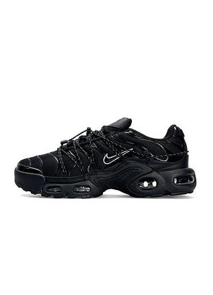 Кроссовки мужские nike air max plus tn lace toggle black