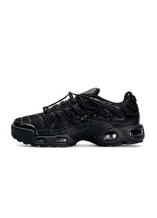 Кроссовки мужские nike air max plus tn lace toggle all black