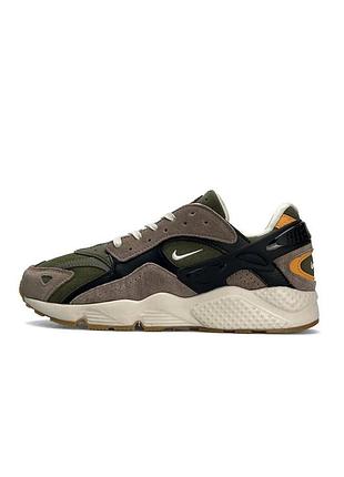 Кроссовки мужские nike air huarache brown khaki