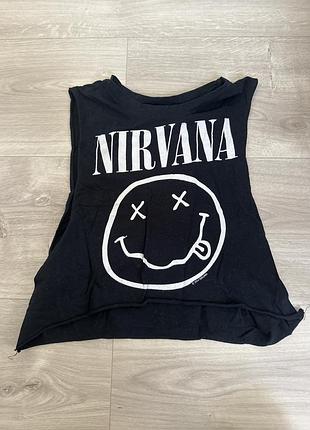 Топ майка мерч nirvana