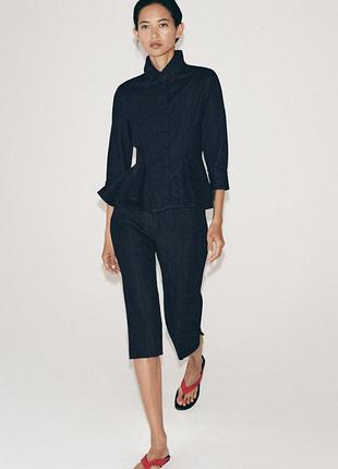 Штани джинсові капрі zara 2026р