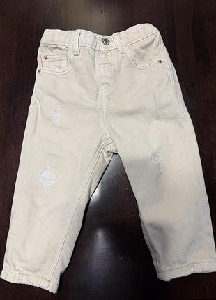 Дитячі джинси zara (12-18 місяців 86 см)