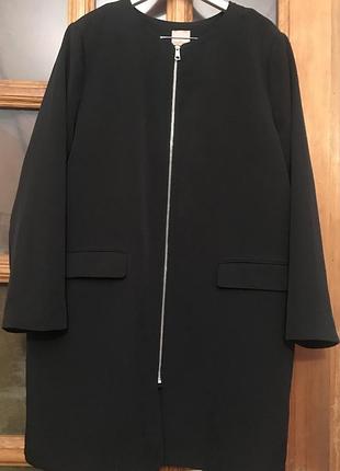Легке пальто довгий піджак h&m 62-64