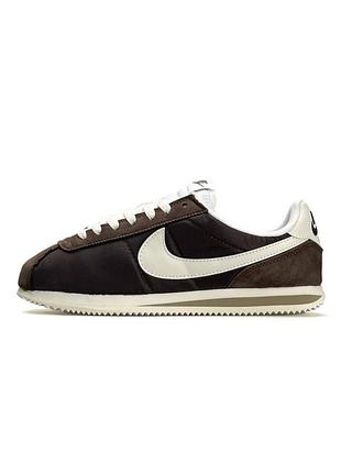 Кроссовки мужские nike cortez m brown beige