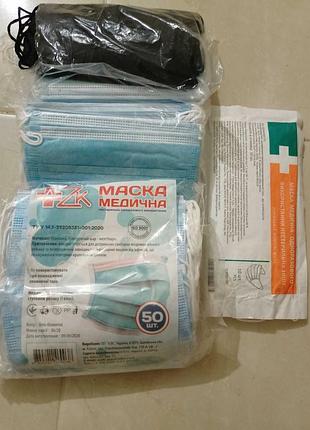 Медицинская маска нестерильная, одноразовая, харьков