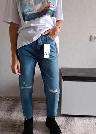 Продам джинси zara mom fit, eu 36