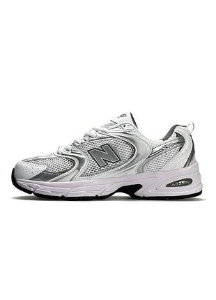 Чоловічі кросівки new balance 530 premium white silver