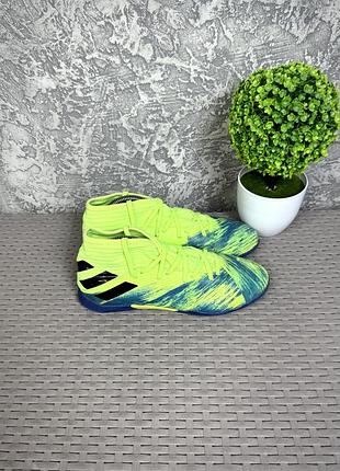Adidas nemeziz копы футзалки 37 размер футбольные салатовые
