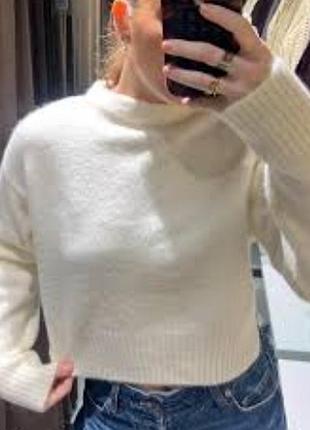 Джемпер з розрізами zara