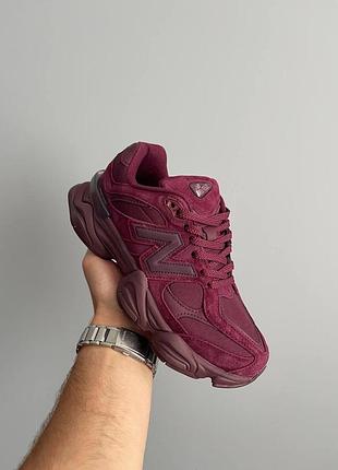 Кросівки жіночі new balance 9060 burgundy u9060zsc