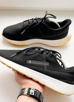 Черные мужские повседневные кроссовки decathlon kalenji be essential
