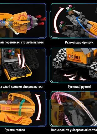 Конструктор wall-e робот 5 в 1 stem програмований robots pro k96175 3