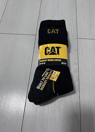 Чоловічі махрові шкарпетки caterpillar cat набір 3 пари.