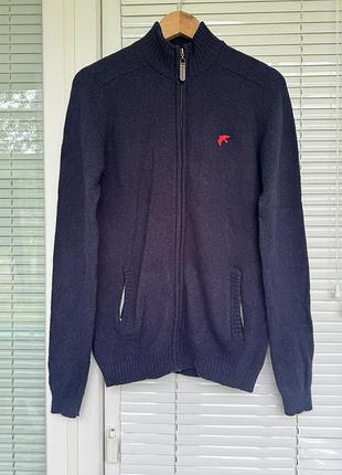 Якісний кардиган/кофта з вовни ягняти (lambswool) преміум бренд racing green