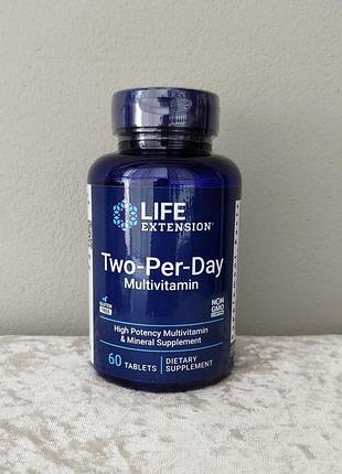 Мультивитамины life extension two-per-day multivitamin